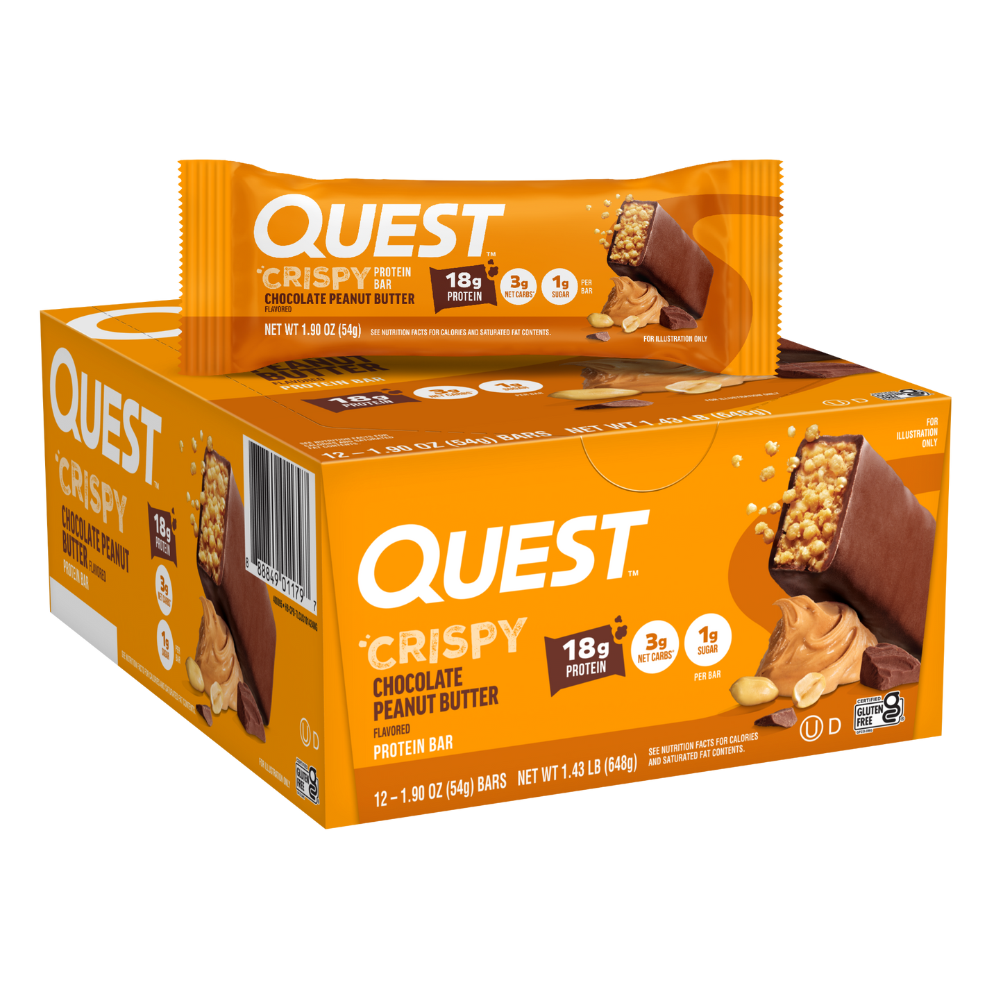 chocolate-peanut-butter-crispy-hero-protein-bars-r2 400095_QN_USA_Pkg_Crispy_ProteinBar_CPB_12ctCarton_3D_Composite_Force.png